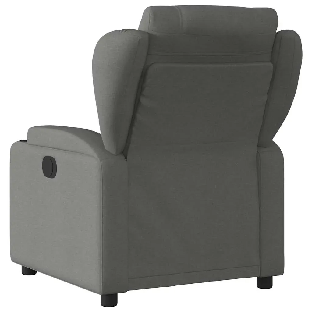 Electric Massage Recliner Chair Dark Grey Fabric Price