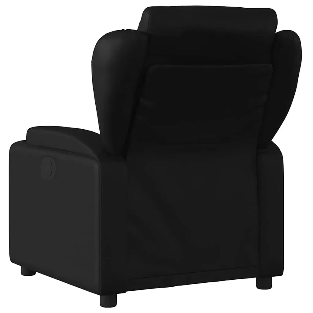 Electric Massage Recliner Chair Black Faux Leather Price