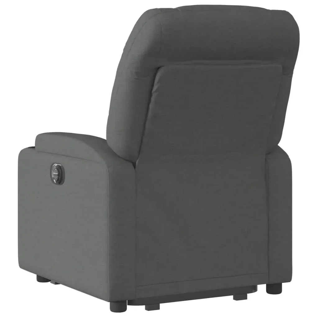 Electric Stand up Recliner Chair Dark Grey Fabric Price