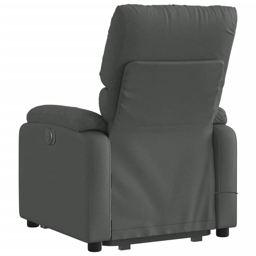 Stand up Massage Recliner Chair Dark Grey Fabric Price