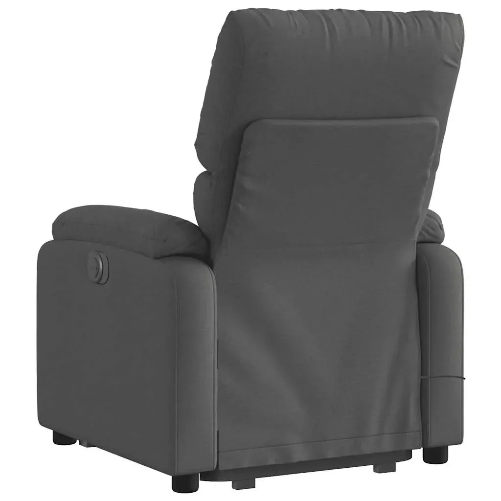 Electric Stand up Massage Recliner Chair Dark Grey Fabric Price