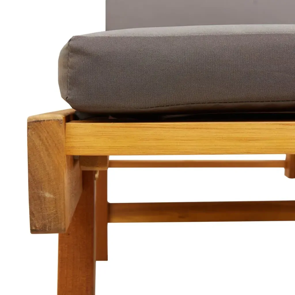 Sun Loungers 2 pcs with Cushions 200x68x83 cm Solid Wood Acacia Price