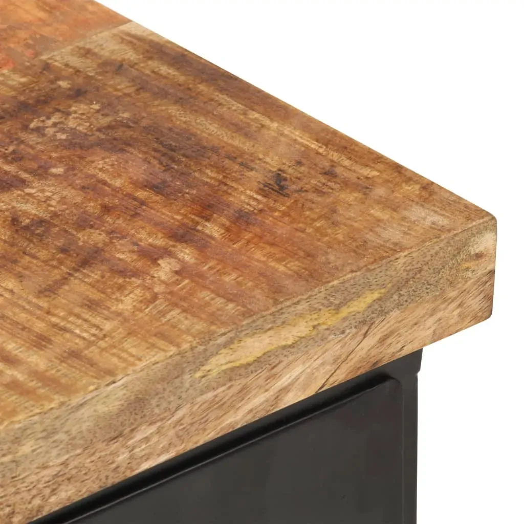 Bedside Cabinet 40x30x52 cm Rough Mango Wood Price