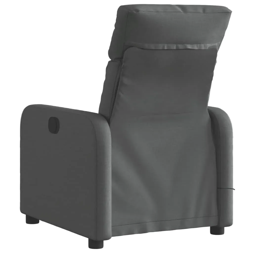 Electric Massage Recliner Chair Dark Grey Fabric Price