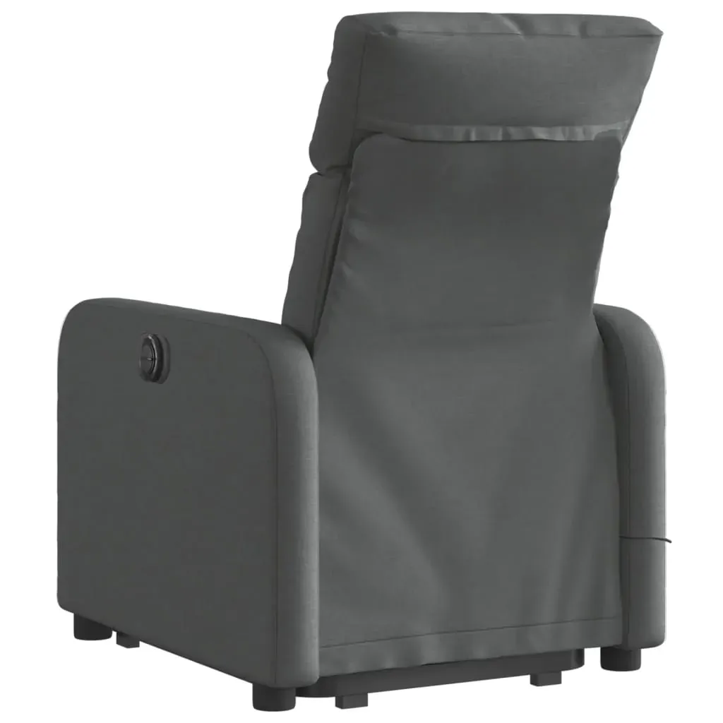 Electric Stand up Massage Recliner Chair Dark Grey Fabric Price