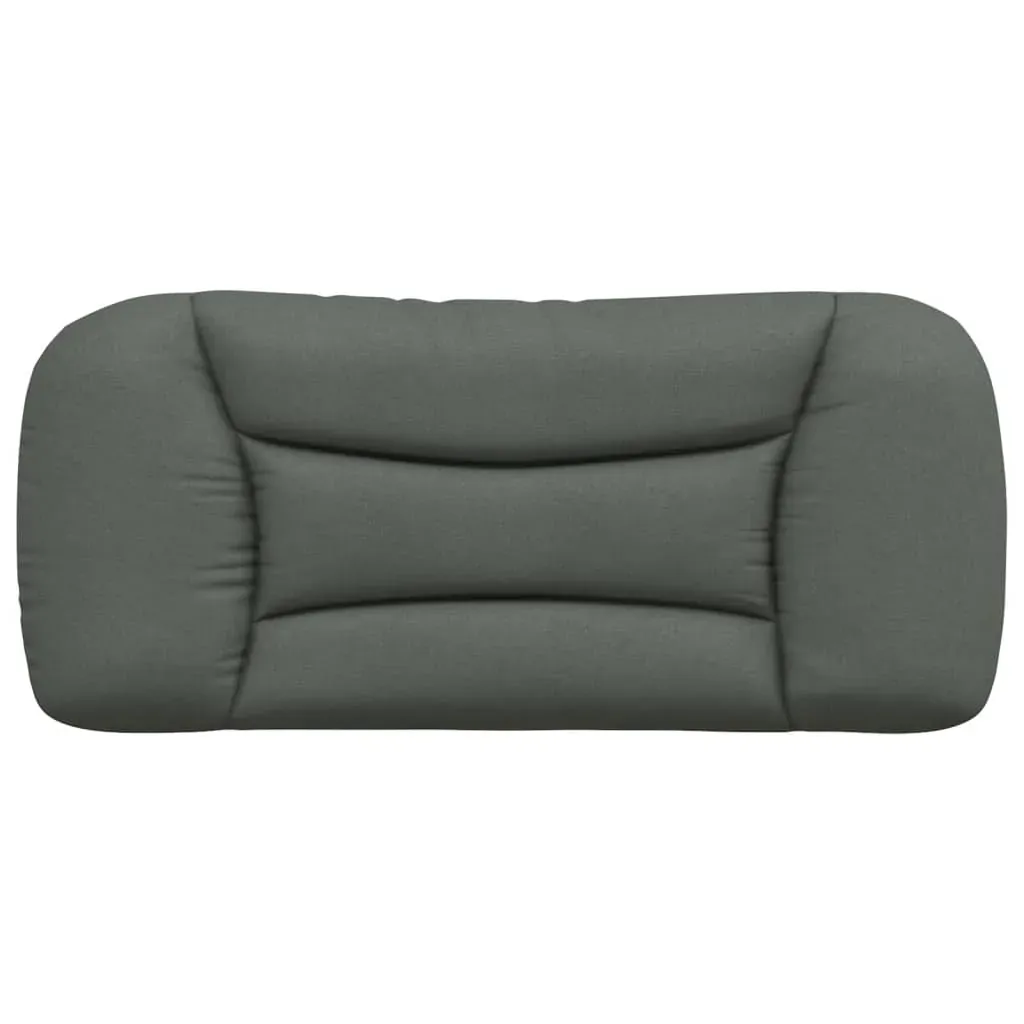 Headboard Cushion "Hvar" Dark Grey 90 cm Fabric Price