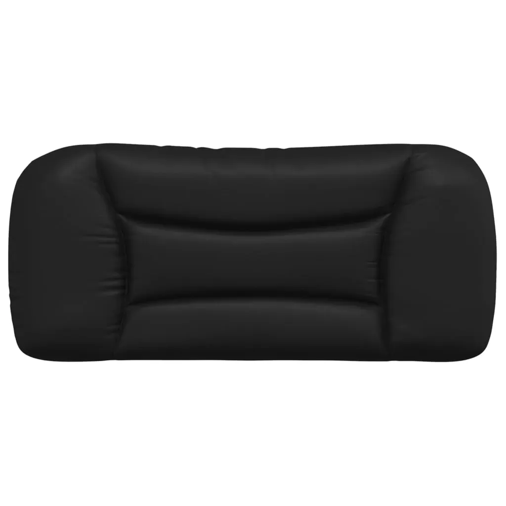 Headboard Cushion "Hvar" Black 90 cm Faux Leather Price