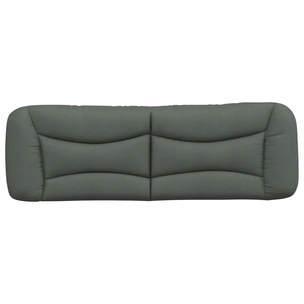 Headboard Cushion "Hvar" Dark Grey 153 cm Fabric Price