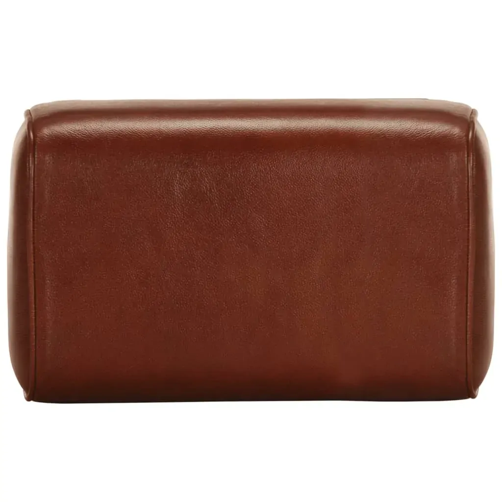 Gym Bok Bench 38 cm Brown Real Leather and Solid Mango Wood Price