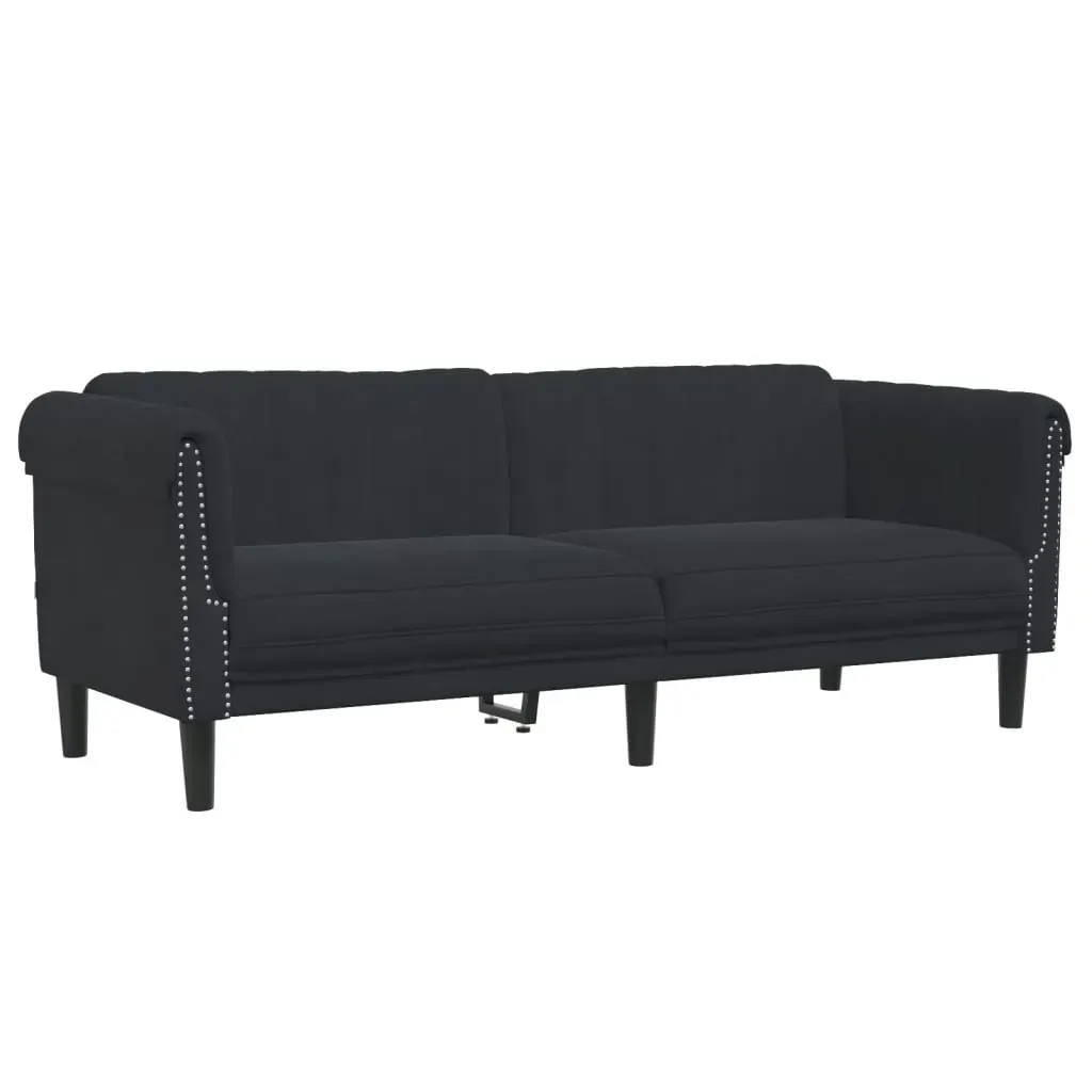 3 Piece Sofa Set Black Velvet Price