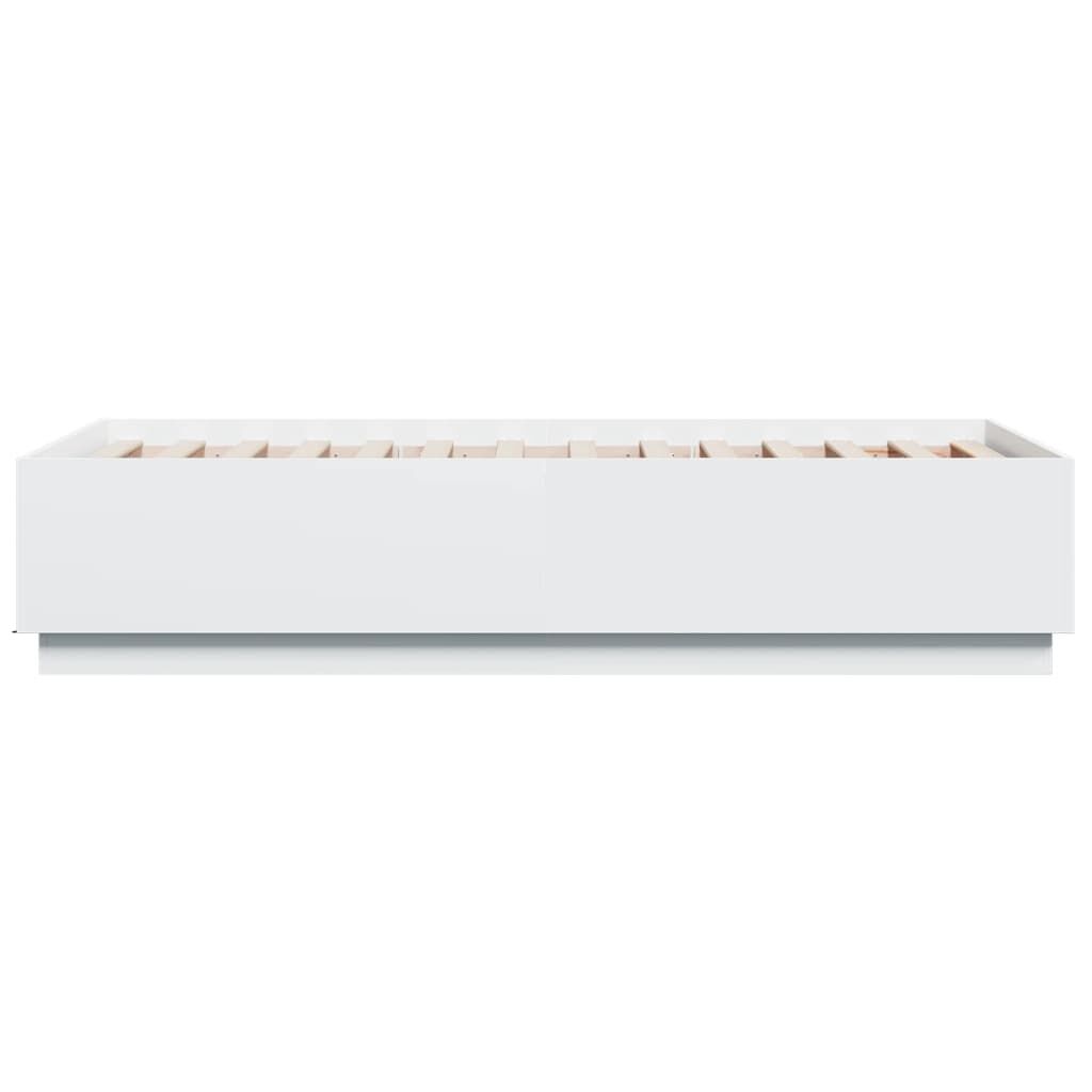 Bed Frame without Mattress White 90x190 cm Price