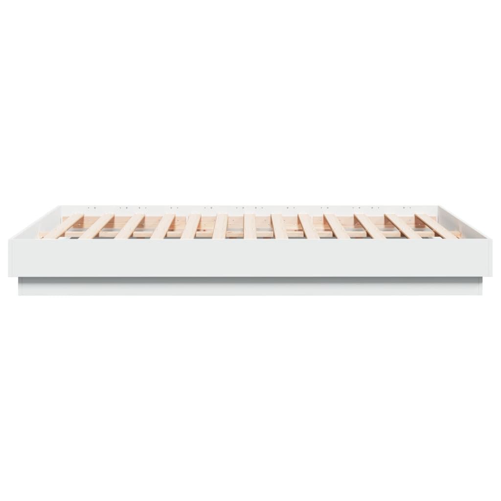 Bed Frame without Mattress White 135x190 cm Price