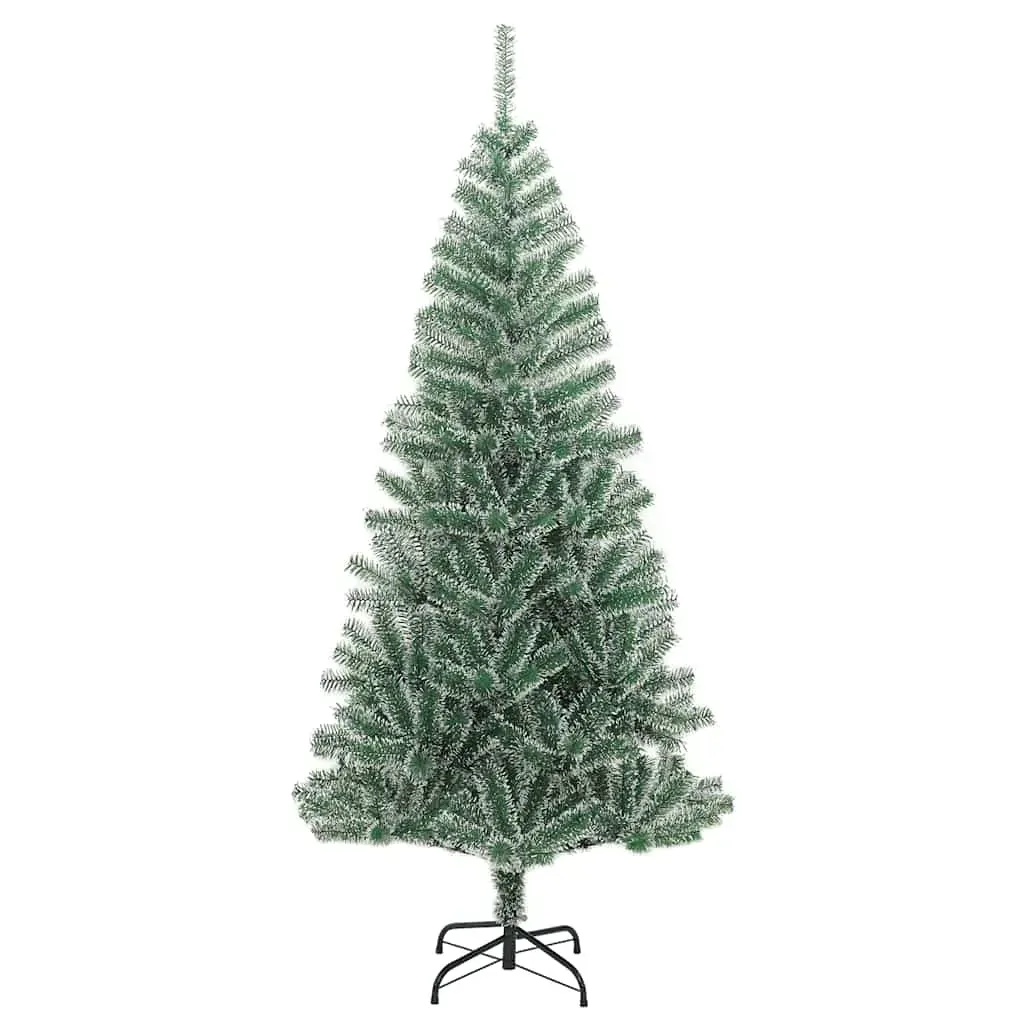 Artificial Christmas Tree with 300 LEDs&Ball Set&Flocked Snow 210 cm Price