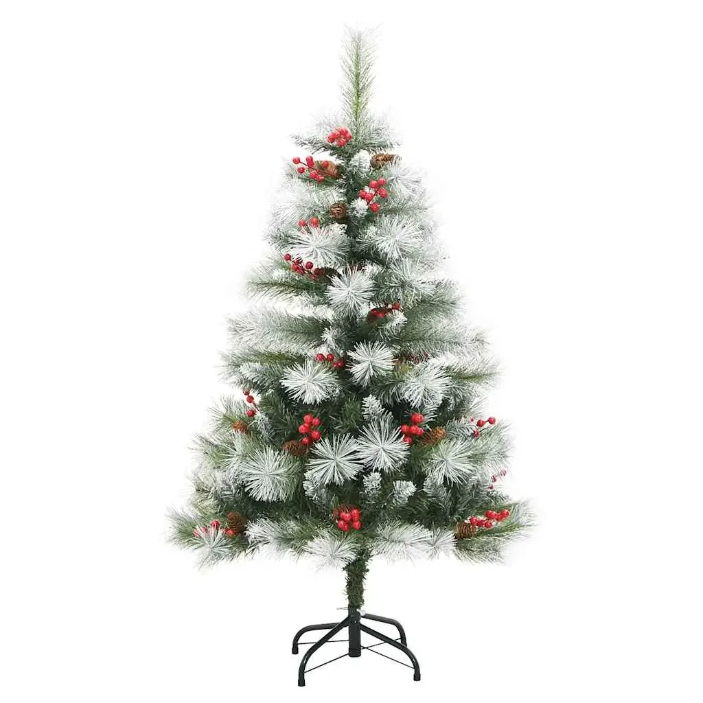 Artificial Hinged Christmas Tree with 150 LEDs & Ball Set 120 cm Price