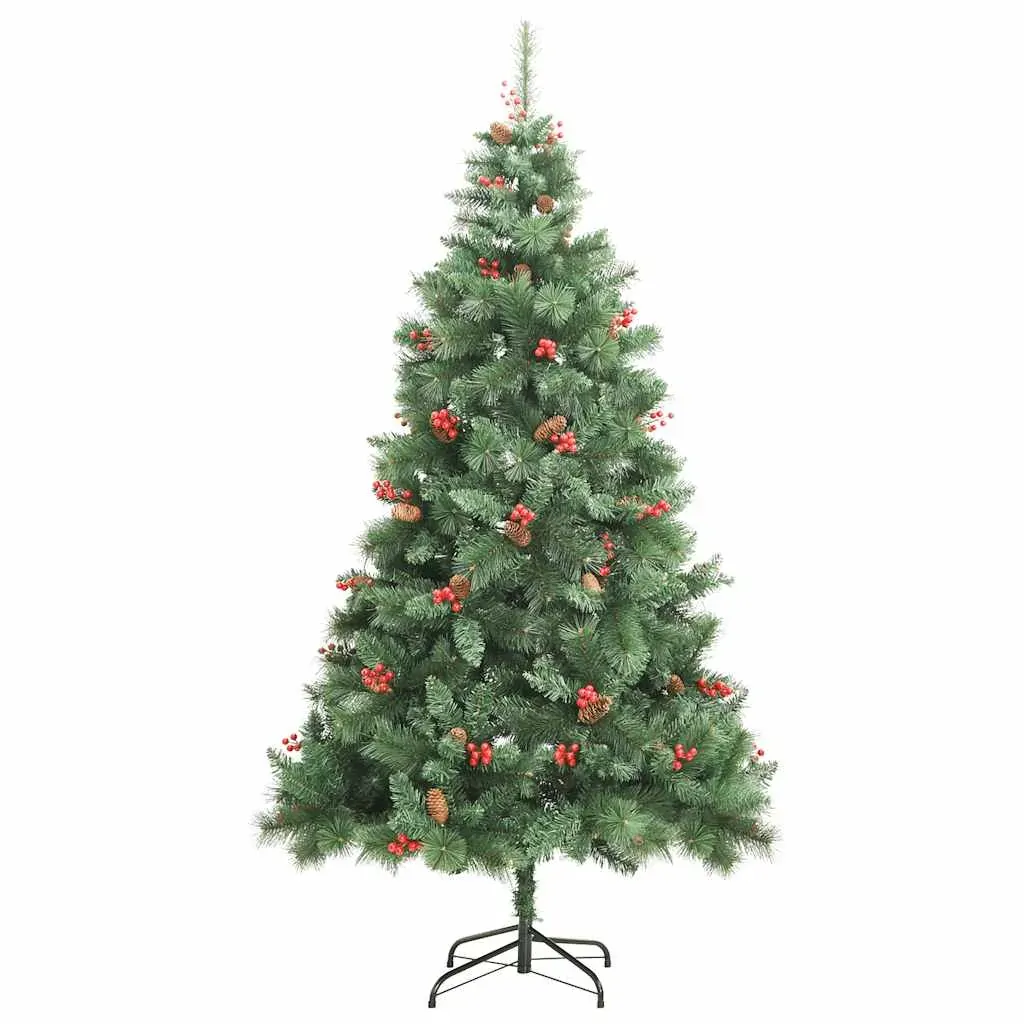 Artificial Hinged Christmas Tree with 300 LEDs & Ball Set 180 cm Price