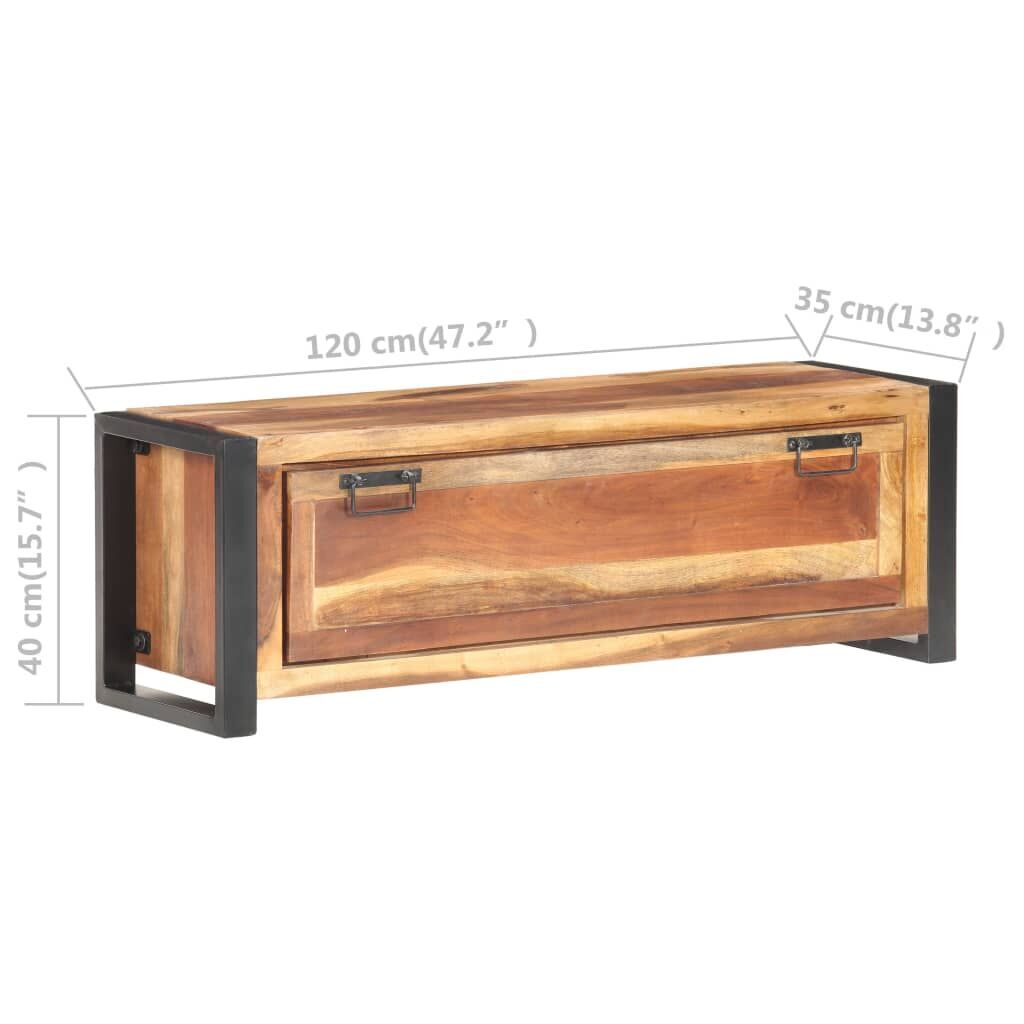 Shoe Cabinet 120x35x40 cm Solid Wood Price