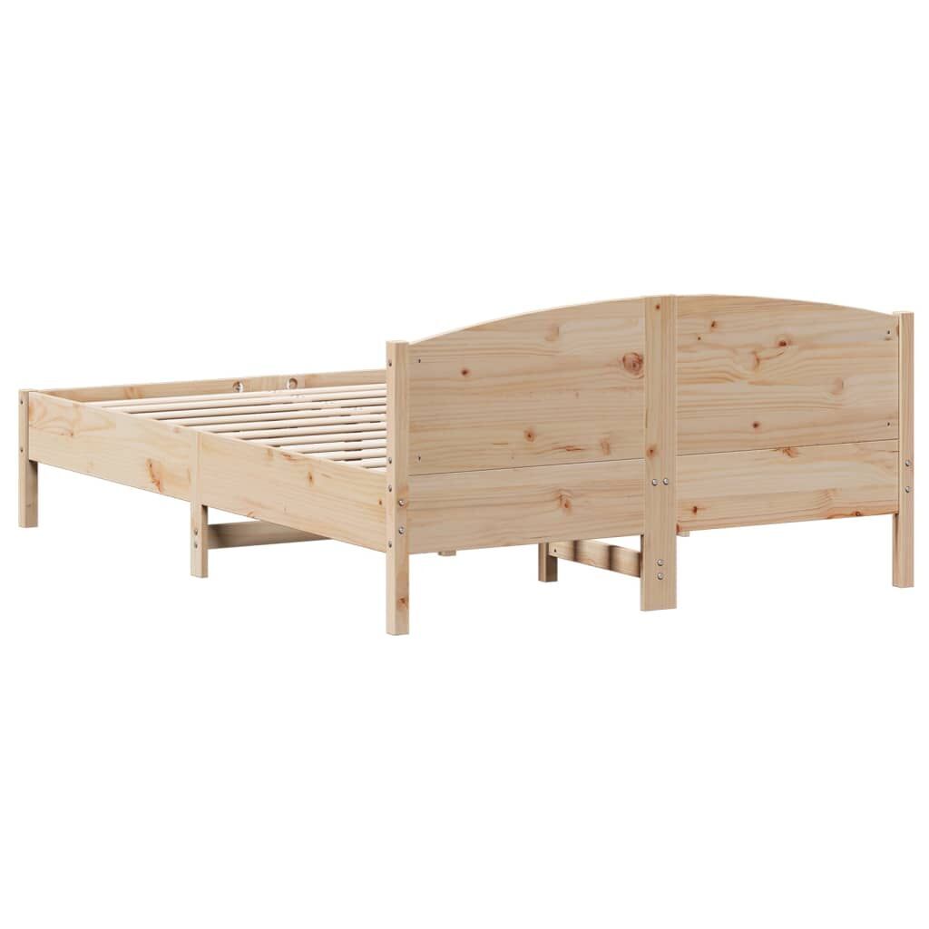 Bed Frame without Mattress 150x200 cm Solid Wood Pine Price