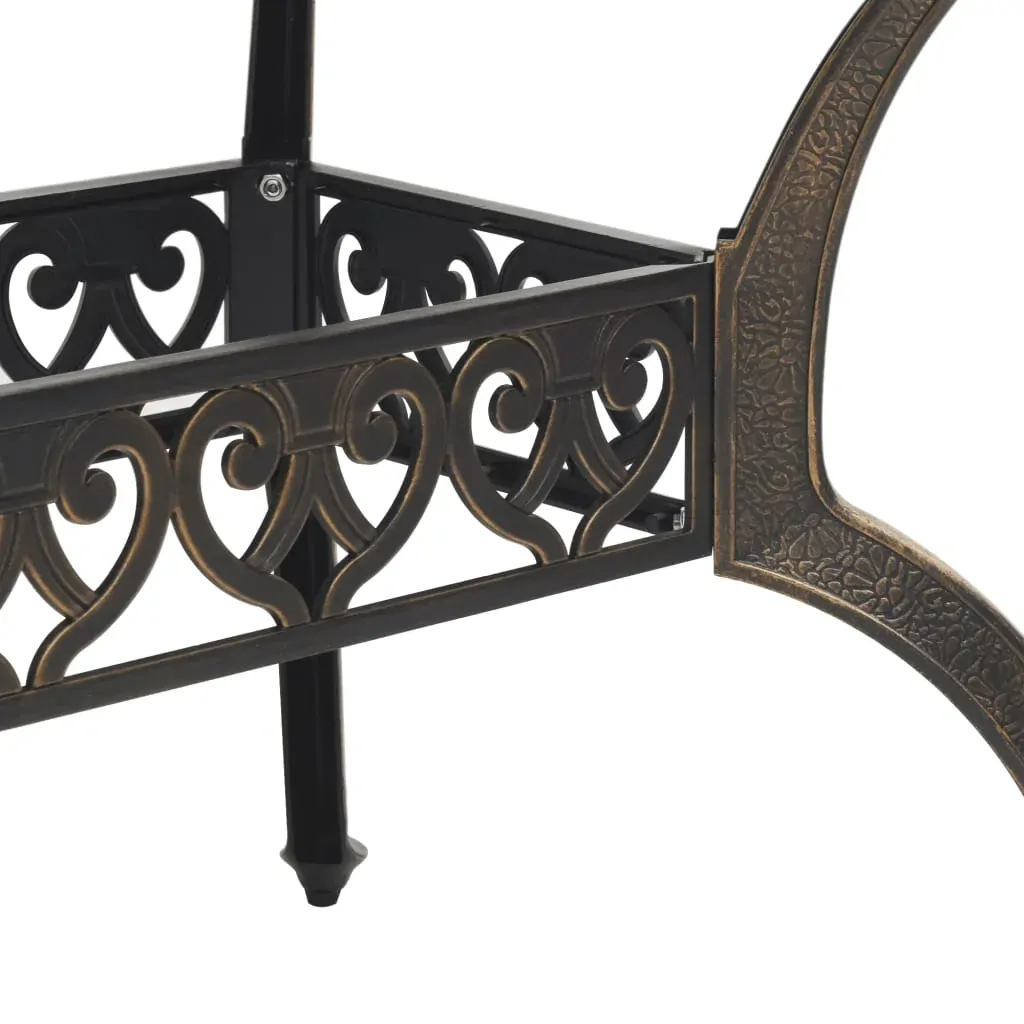 7 Piece Garden Dining Set Bronze Cast Aluminium Price