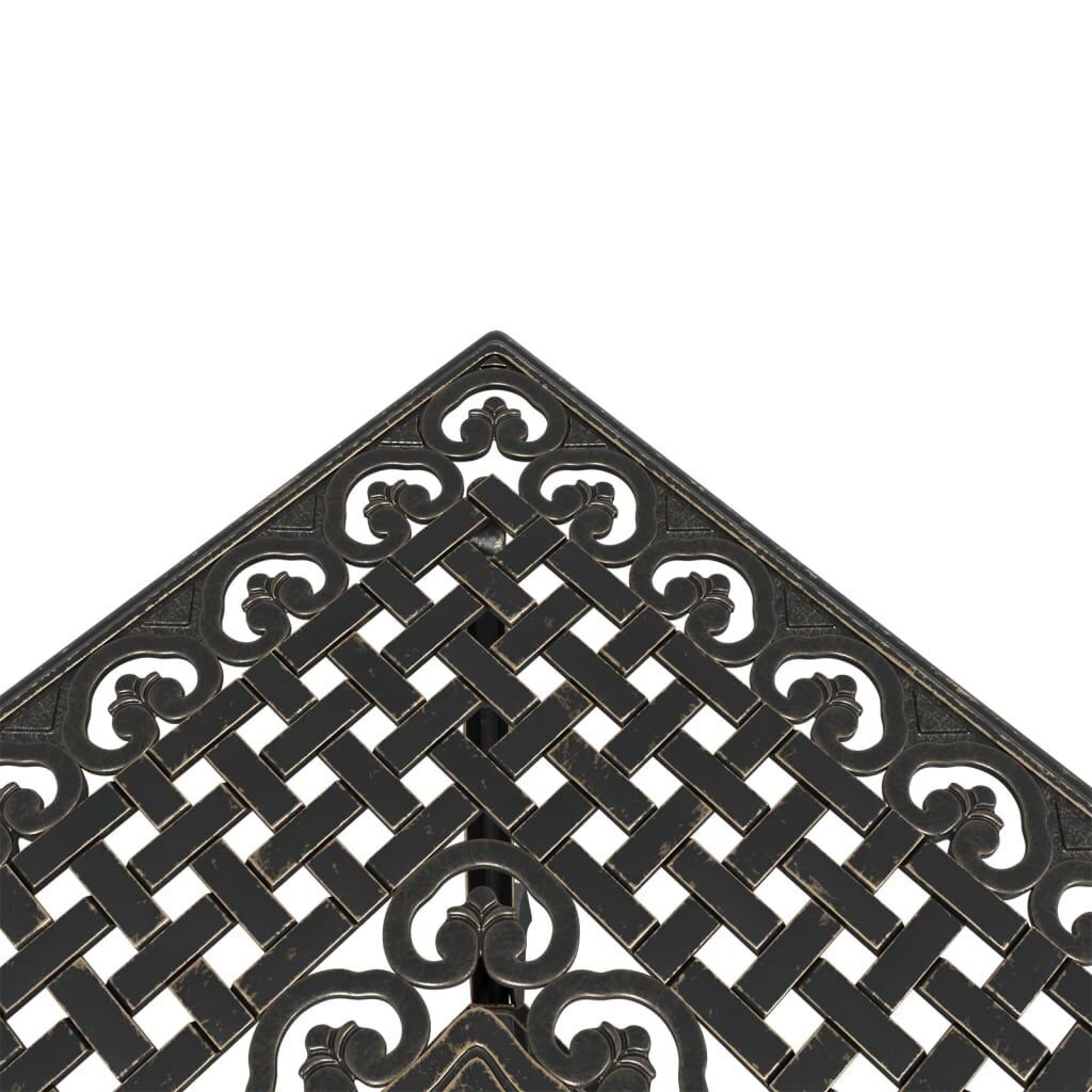 3 Piece Bistro Set Bronze Cast Aluminium Price