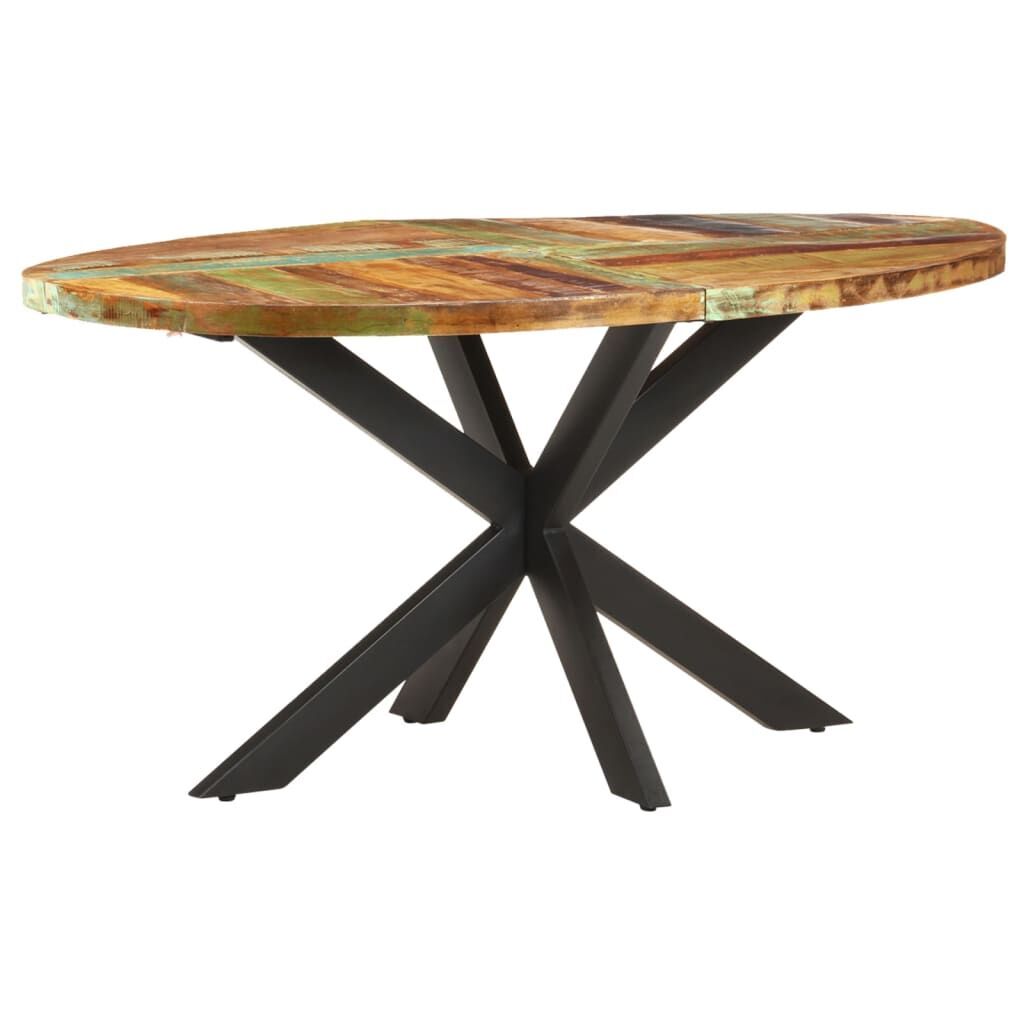 Dining Table 160x90x75 cm Solid Reclaimed Wood Price