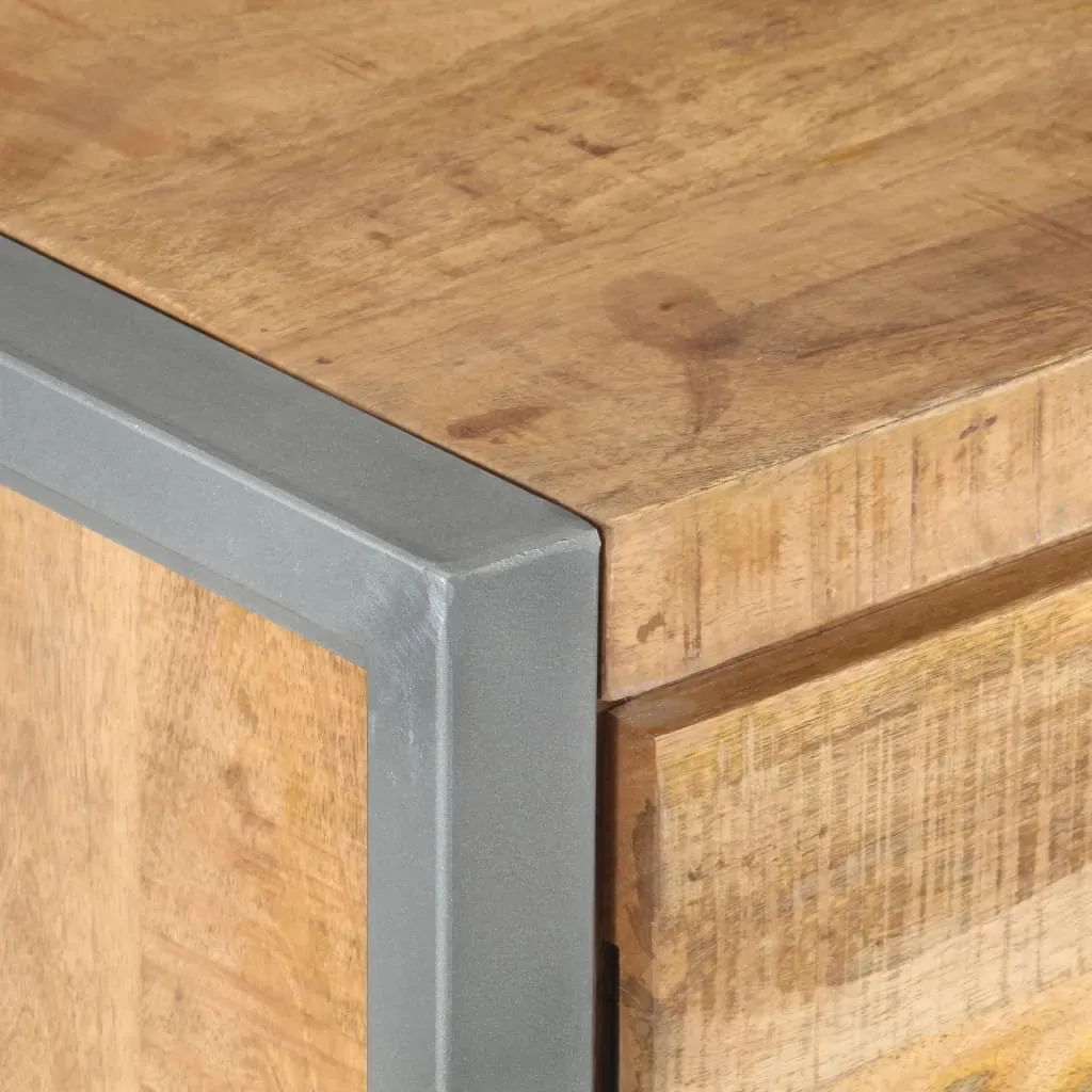 Bedside Cabinet 40x30x50 cm Rough Mango Wood Price