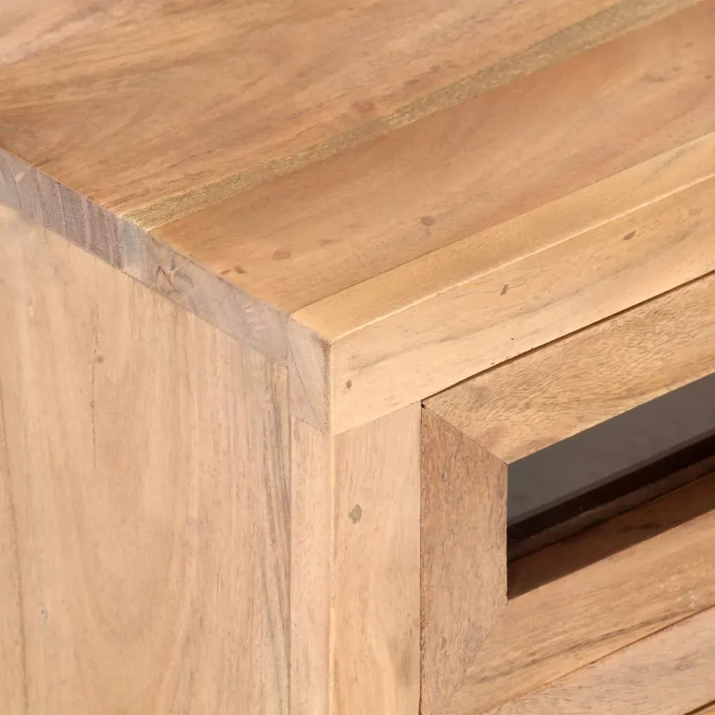 TV Cabinet 110x30x40 cm Solid Acacia Wood Price