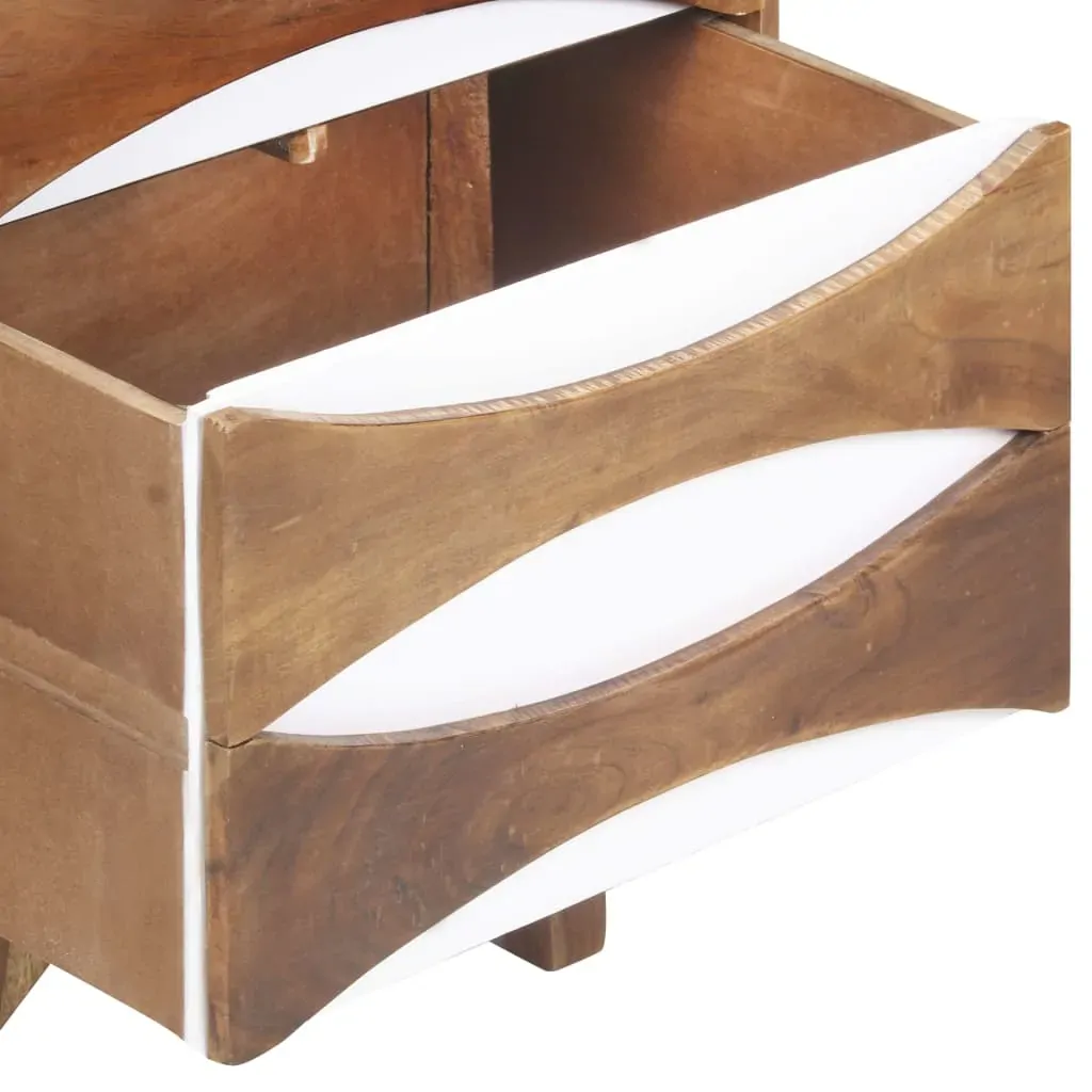 Chest of Drawers 43.5x35x90 cm Solid Acacia Wood Price