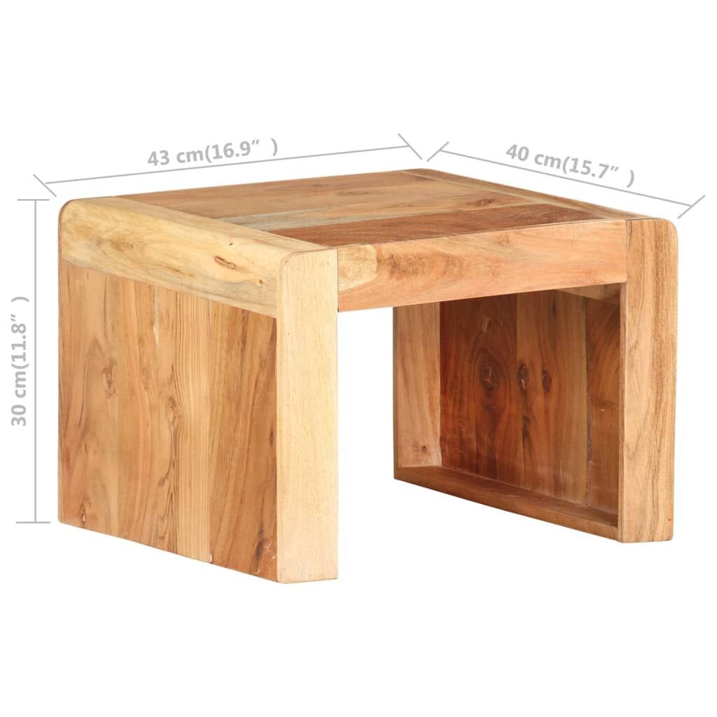 Side Table 43x40x30 cm Solid Acacia Wood Price