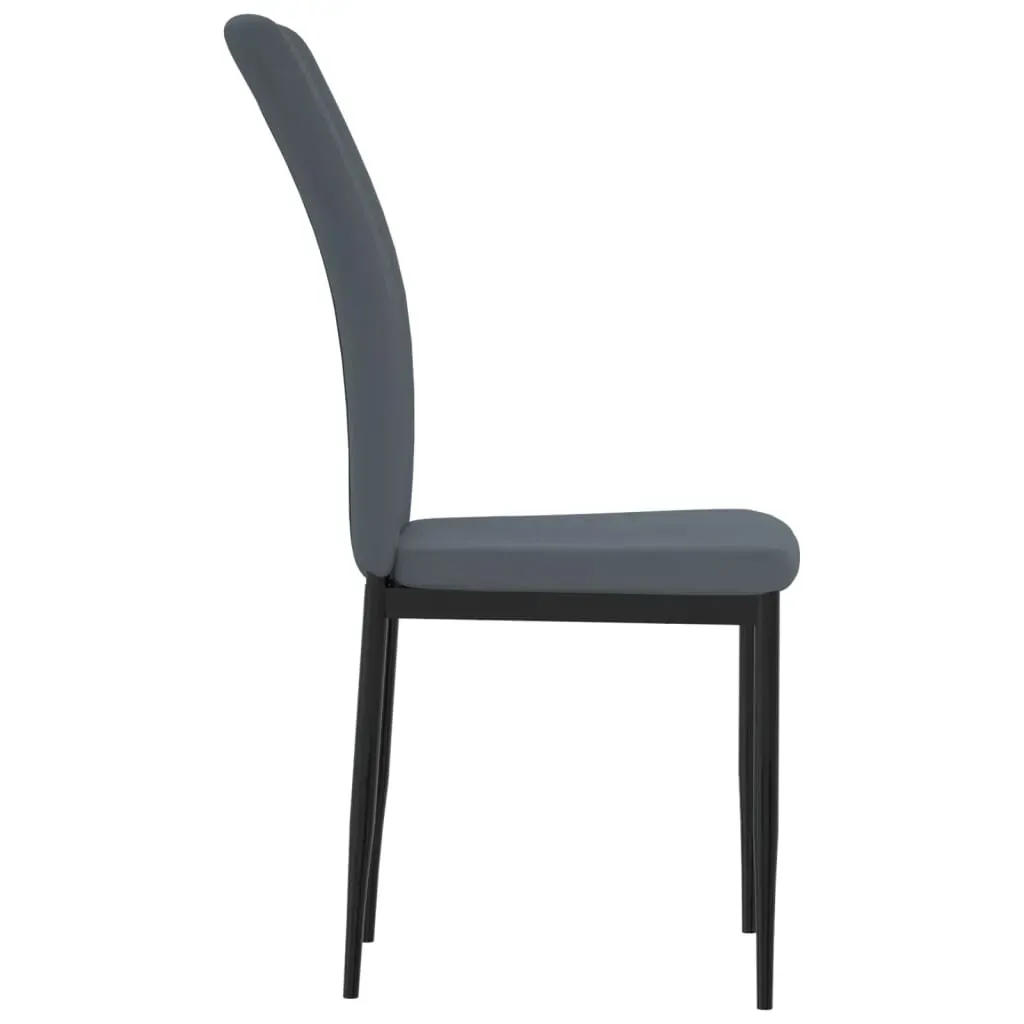 Dining Chairs 4 pcs Dark Grey Velvet Price
