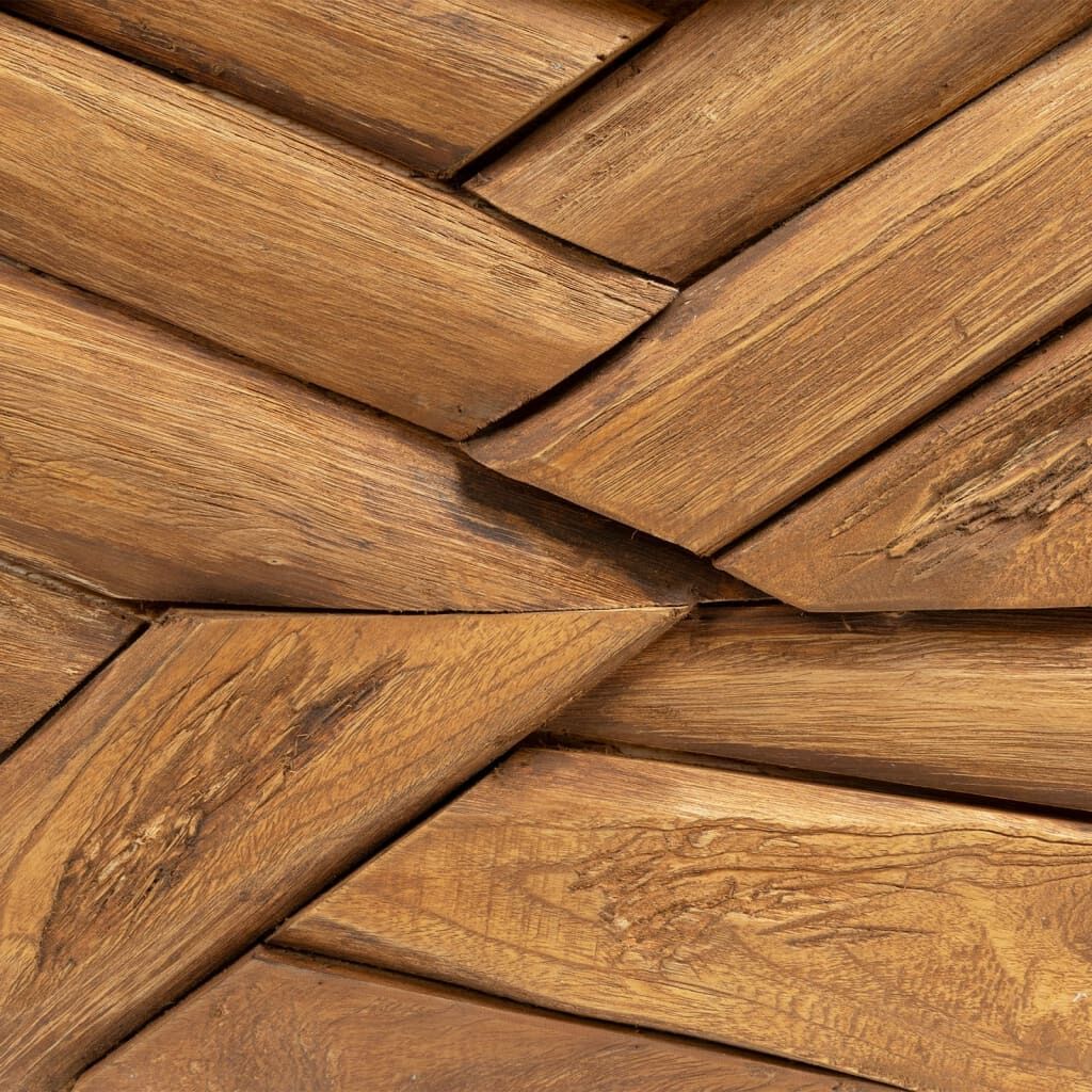 Coffee Table Erosion Solid Teak Wood 110x35x38 cm Price