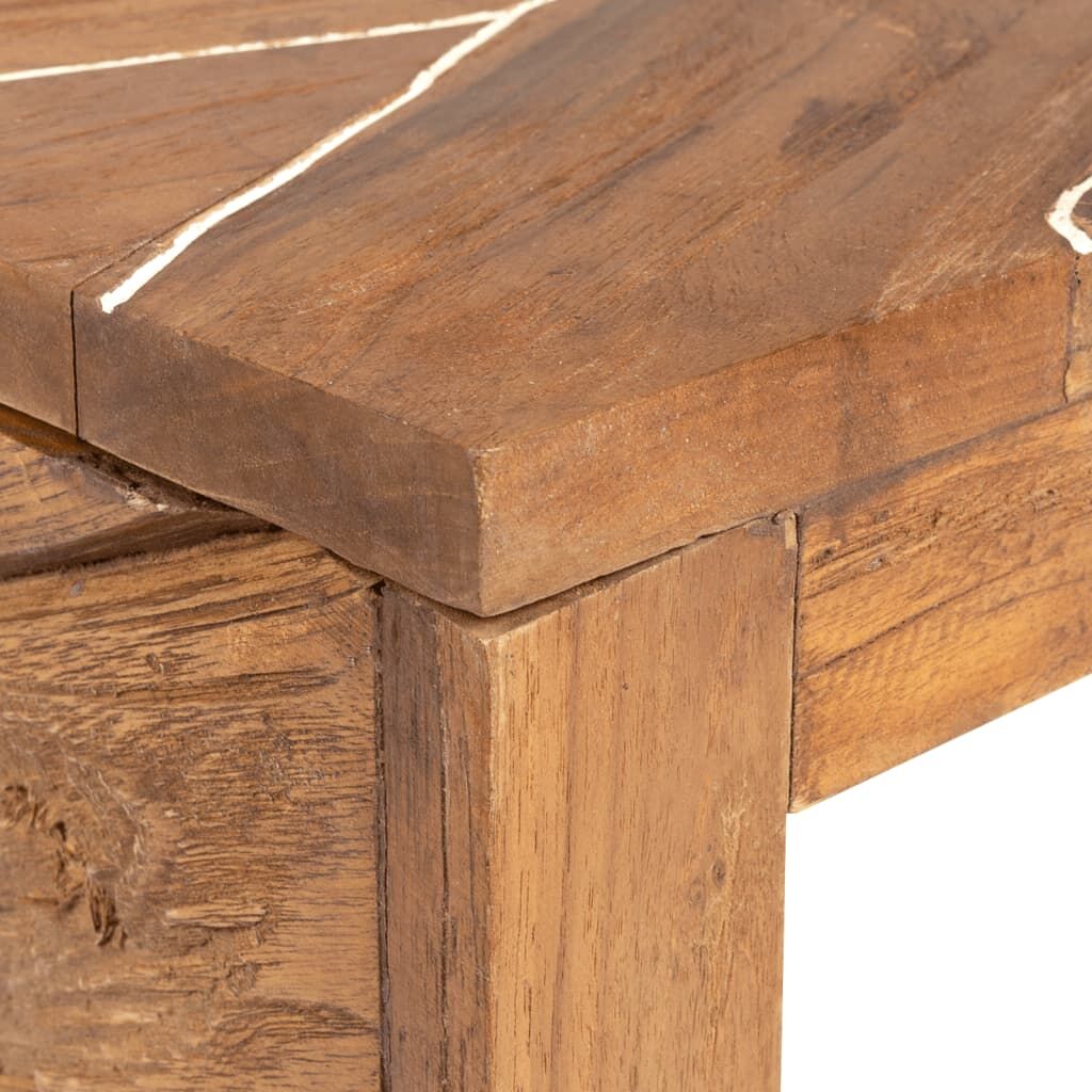 TV Stand 110x60x38 cm Solid Teak Wood Price