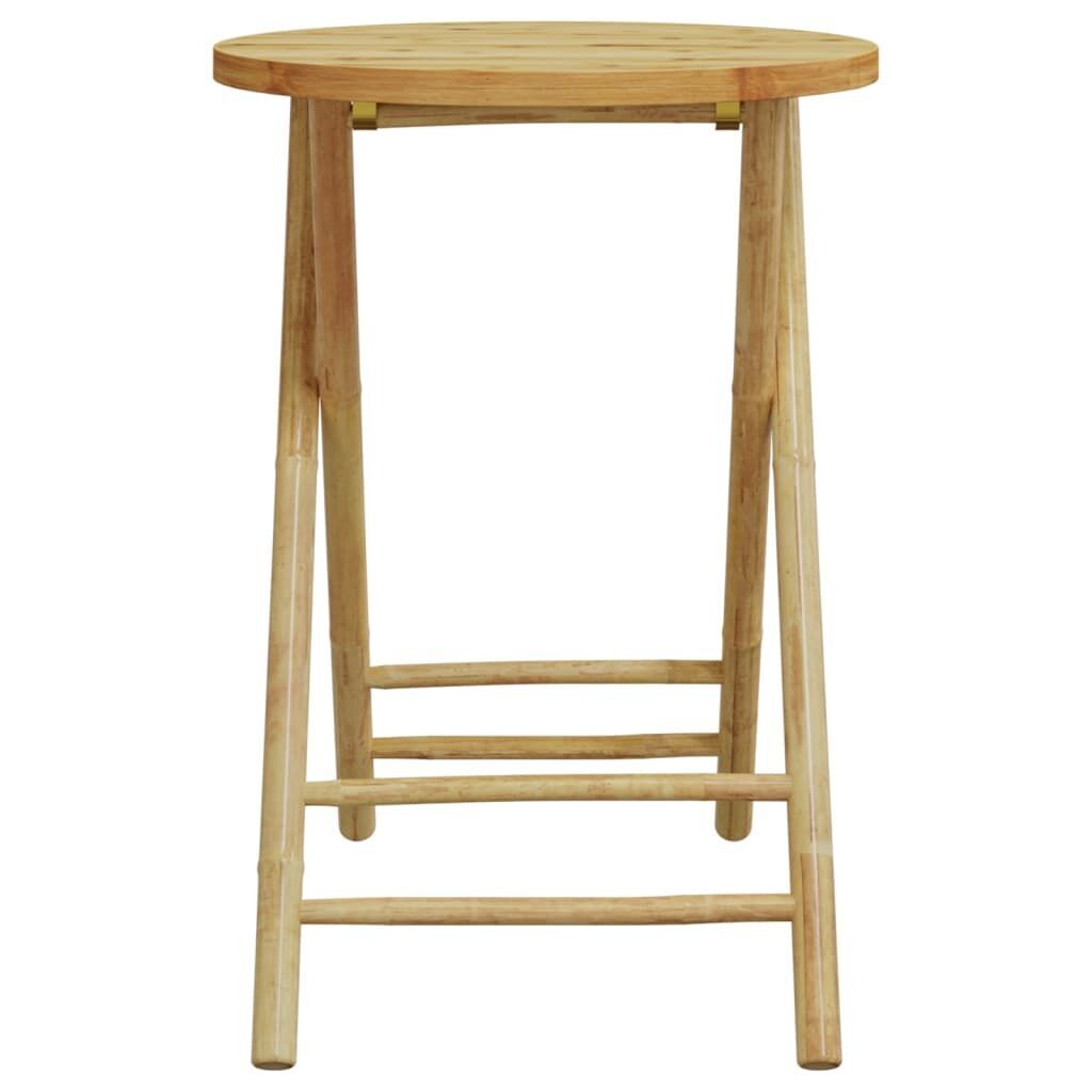 3 Piece Bistro Set Bamboo Price