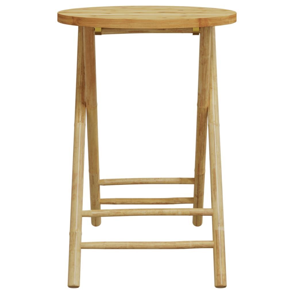 3 Piece Bistro Set Bamboo Price