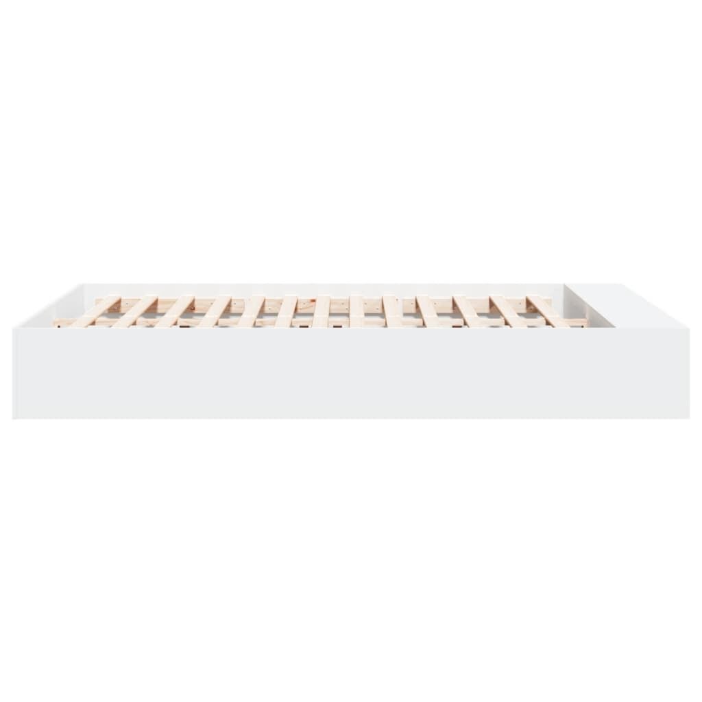 Bed Frame without Mattress White 150x200 cm Price