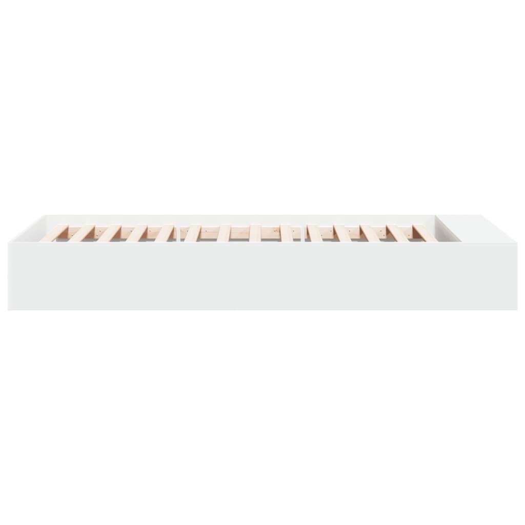 Bed Frame without Mattress White 90x190 cm Price