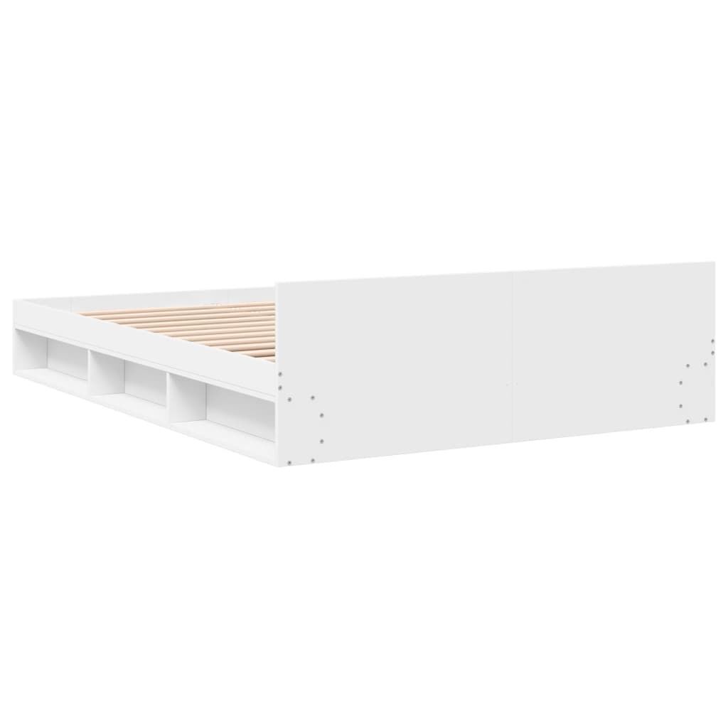 Bed Frame with Drawers without Mattress White 150x200 cm Price