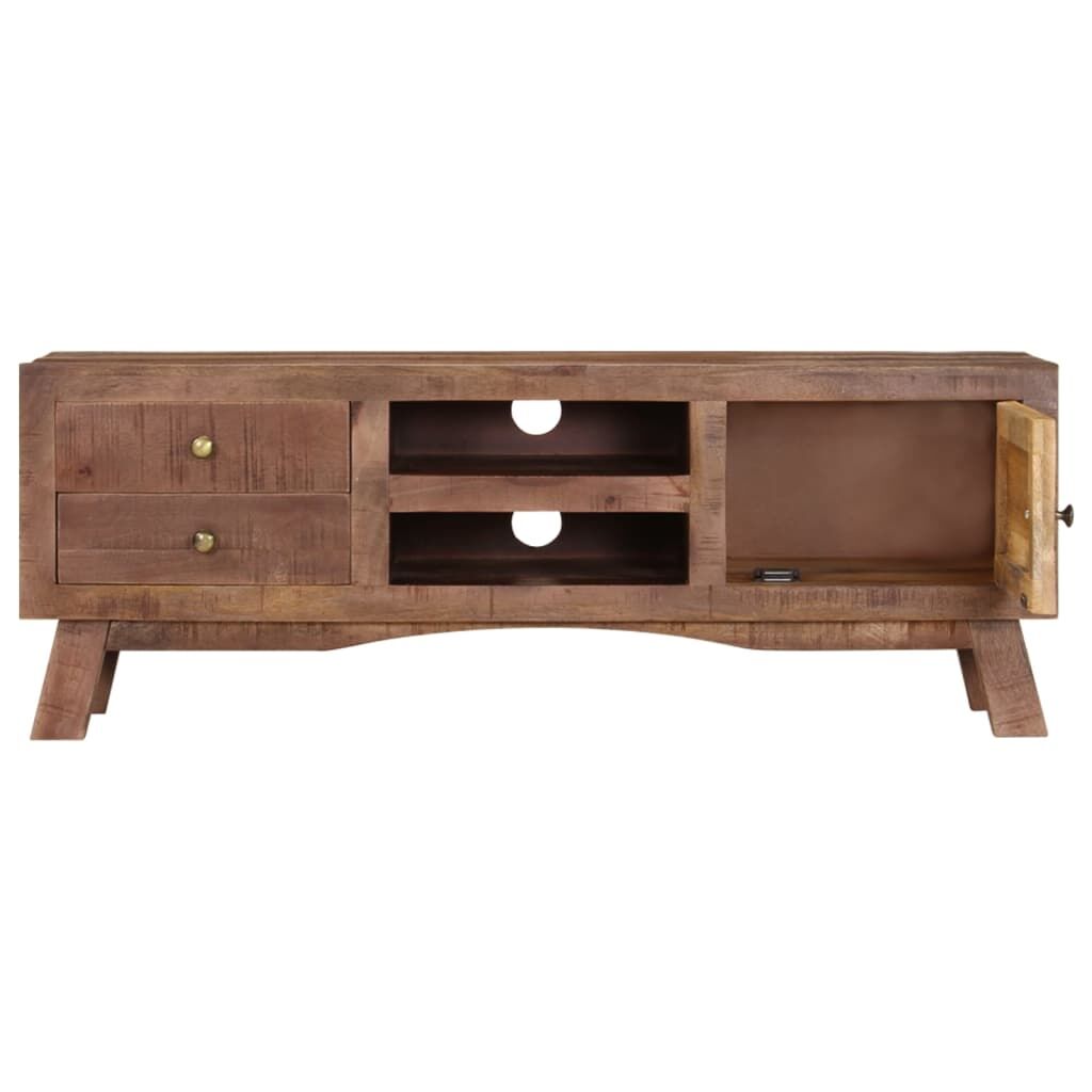 TV Cabinet 110x30x40 cm Rough Mango Wood Price