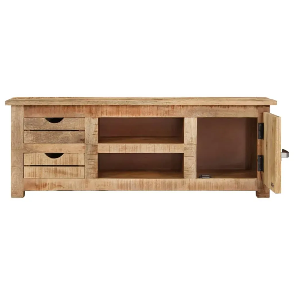 TV Cabinet 110x30x40 cm Rough Mango Wood Price