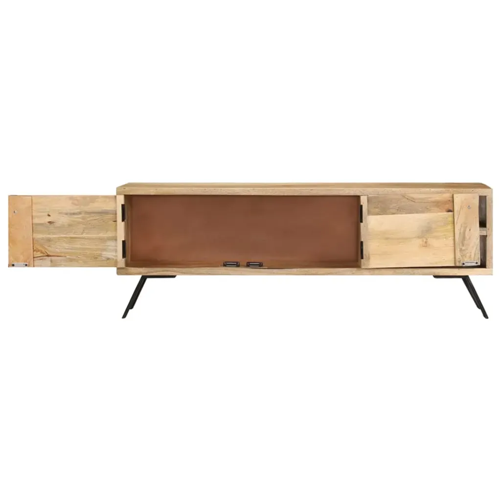 TV Cabinet 110x30x40 cm Solid Mango Wood Price