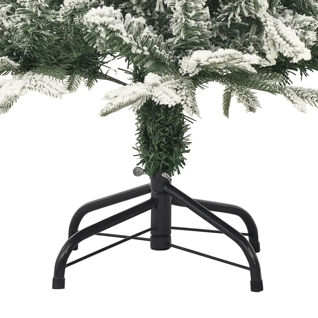 Artificial Christmas Tree with Flocked Snow Green 120 cm PVC&PE Price