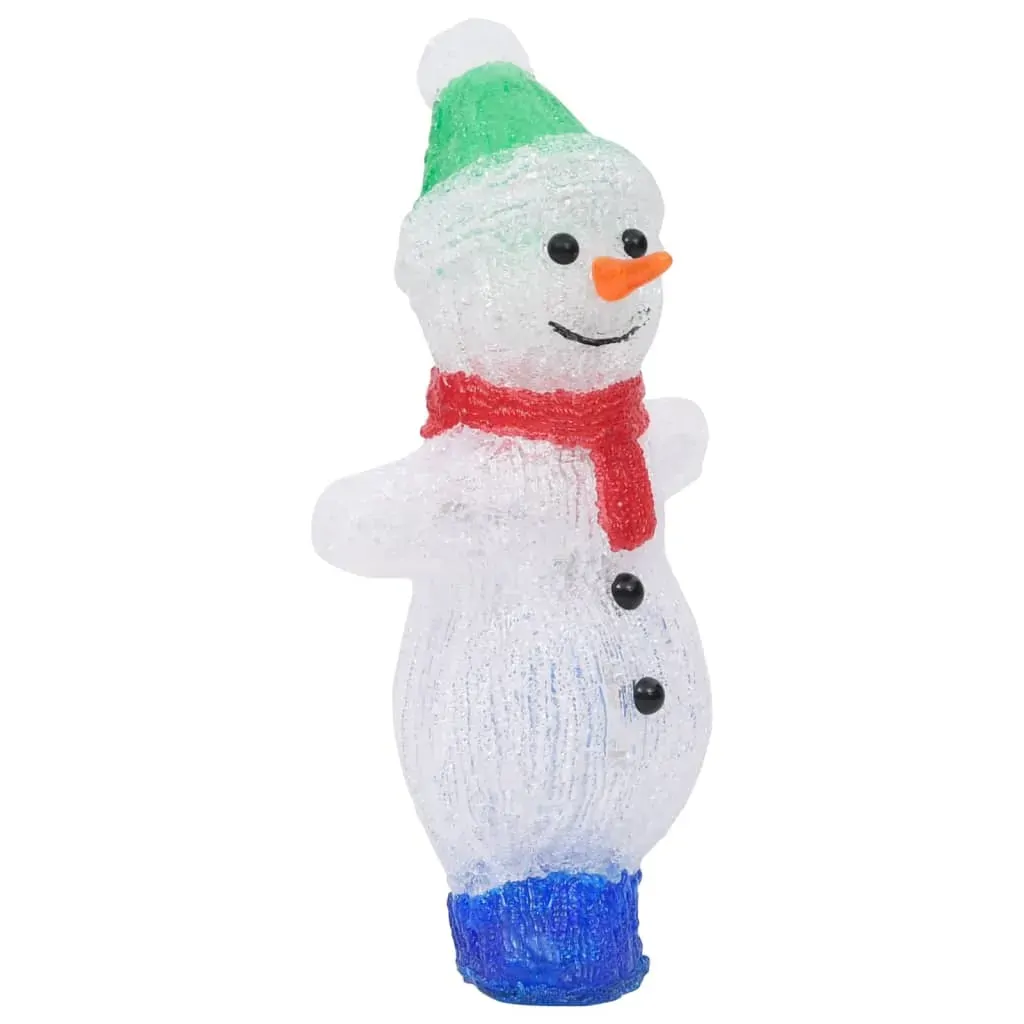 LED Christmas Acrylic Snowman Figure Indoor and Outdoor 30cm Price