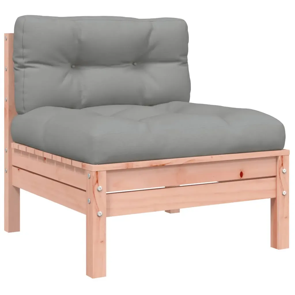 4 Piece Garden Sofa Set with Cushions Solid Wood Douglas Fir Price