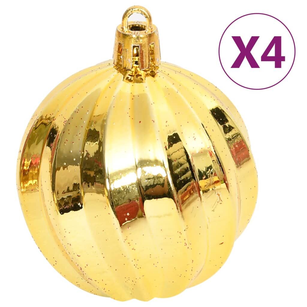 108 Piece Christmas Bauble Set Gold and Red Price