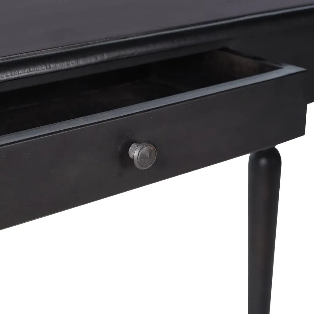 Console Table Light Black 110x30x75 cm Solid Mahogany Wood Price