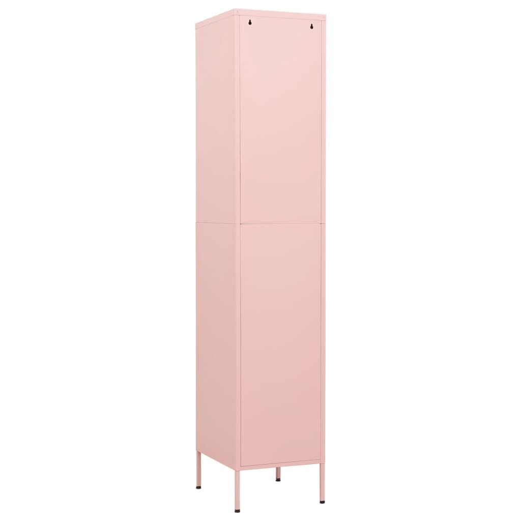 Locker Cabinet Pink 35x46x180 cm Steel Price