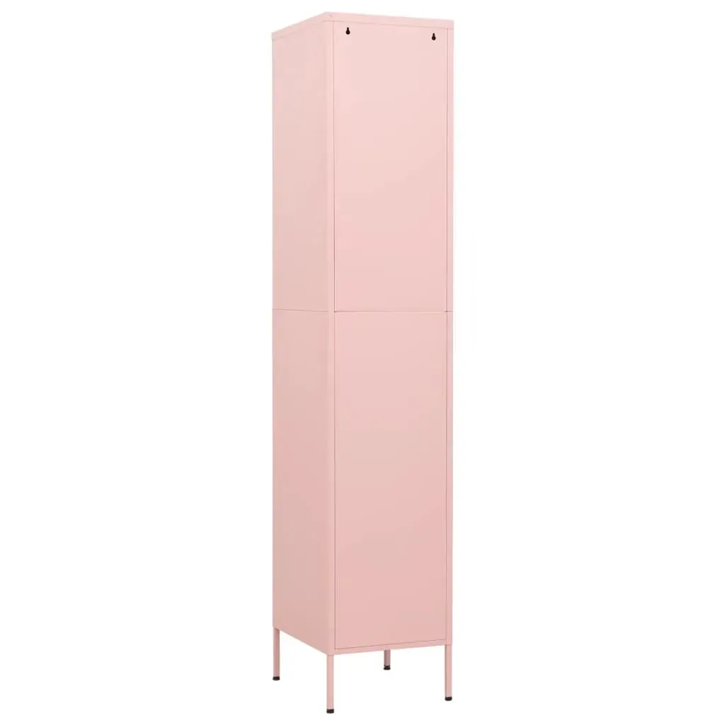 Locker Cabinet Pink 35x46x180 cm Steel Price