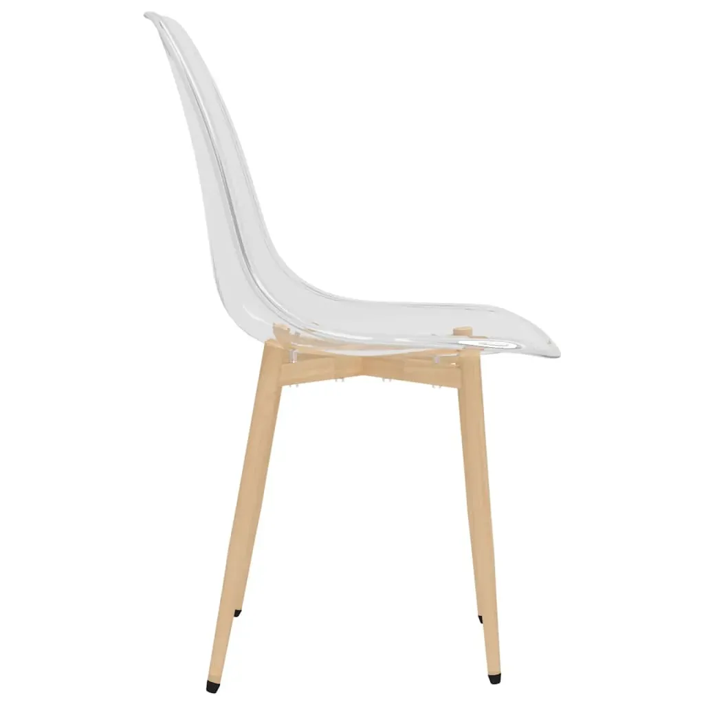 Dining Chairs 2 pcs Transparent PET Price