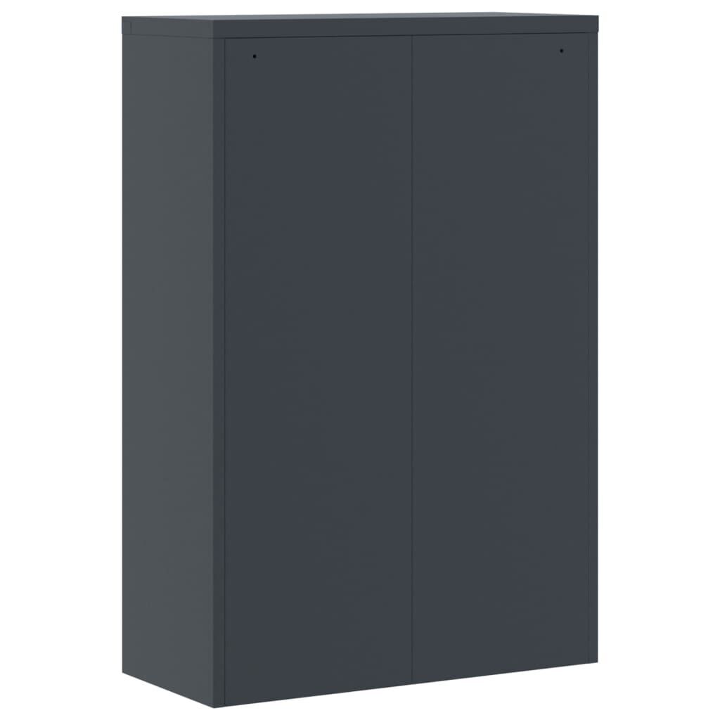 File Cabinet Anthracite 90x40x140 cm Steel Price