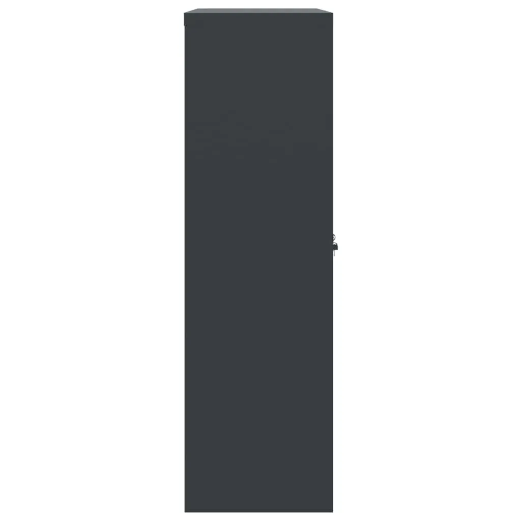 File Cabinet Anthracite 90x40x140 cm Steel Price