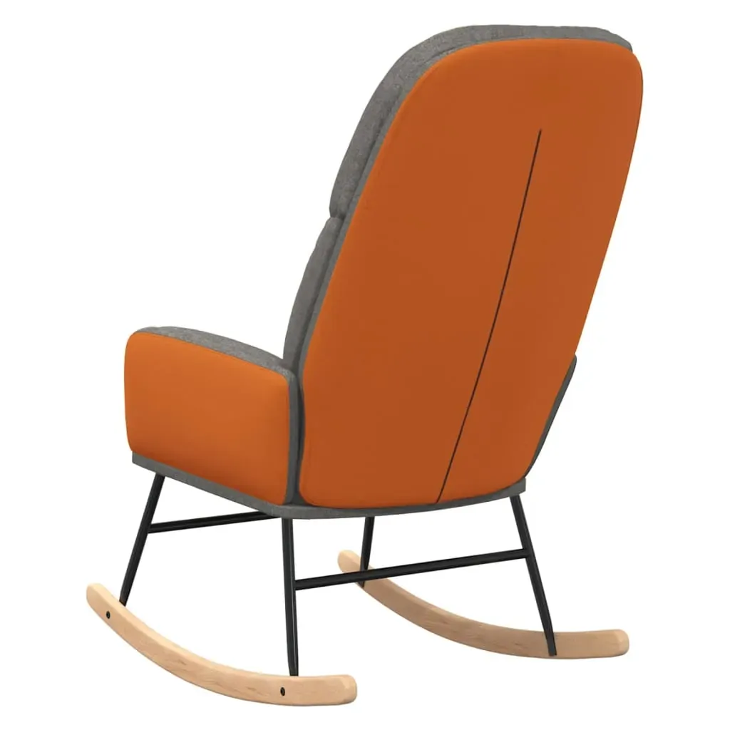 Rocking Chair Light Grey Fabric Price